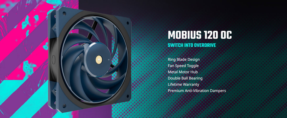 Cooler Master Mobius 120 OC 120mm High-Performance Casing Fan Price in Bangladesh